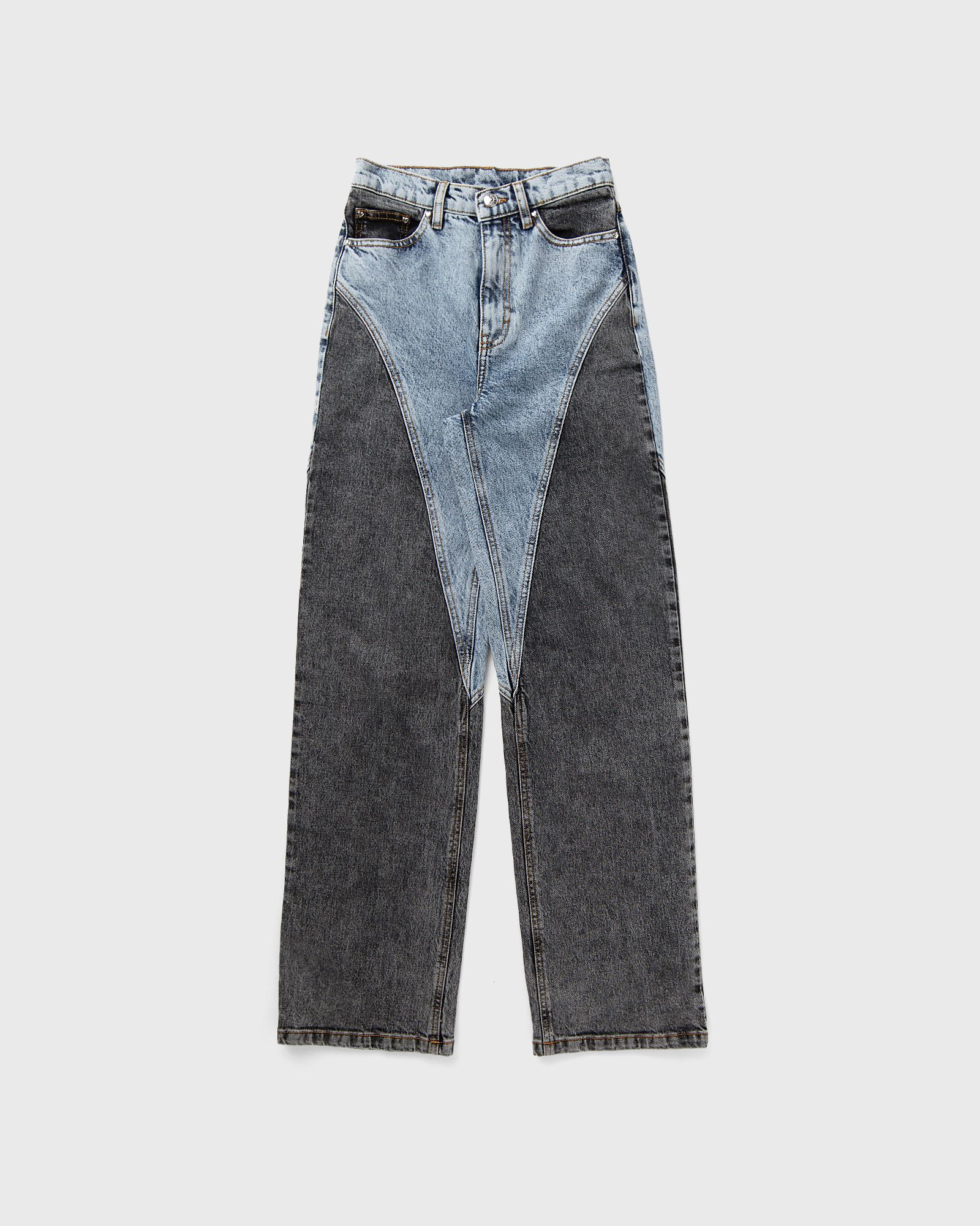 ROTATE Birger Christensen Straight Patchwork Jeans women Jeans blue in Größe:XS ROTATE Birger Christensen Straight Patchwork Jeans women Jeans blue in Größe:XS von ROTATE Birger Christensen