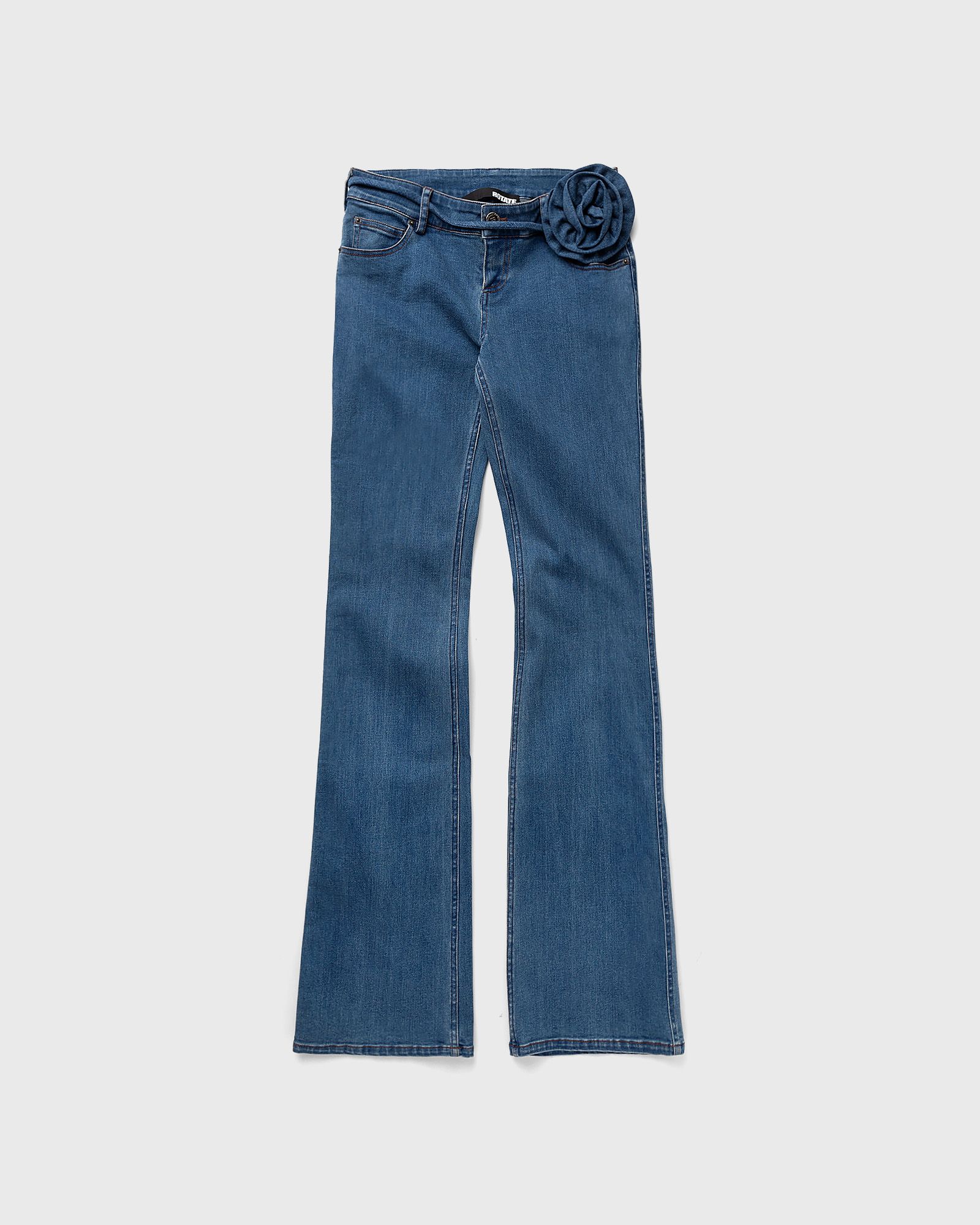 ROTATE Birger Christensen Stretchy Flared Pants women Jeans blue in Größe:M ROTATE Birger Christensen Stretchy Flared Pants women Jeans blue in Größe:M von ROTATE Birger Christensen