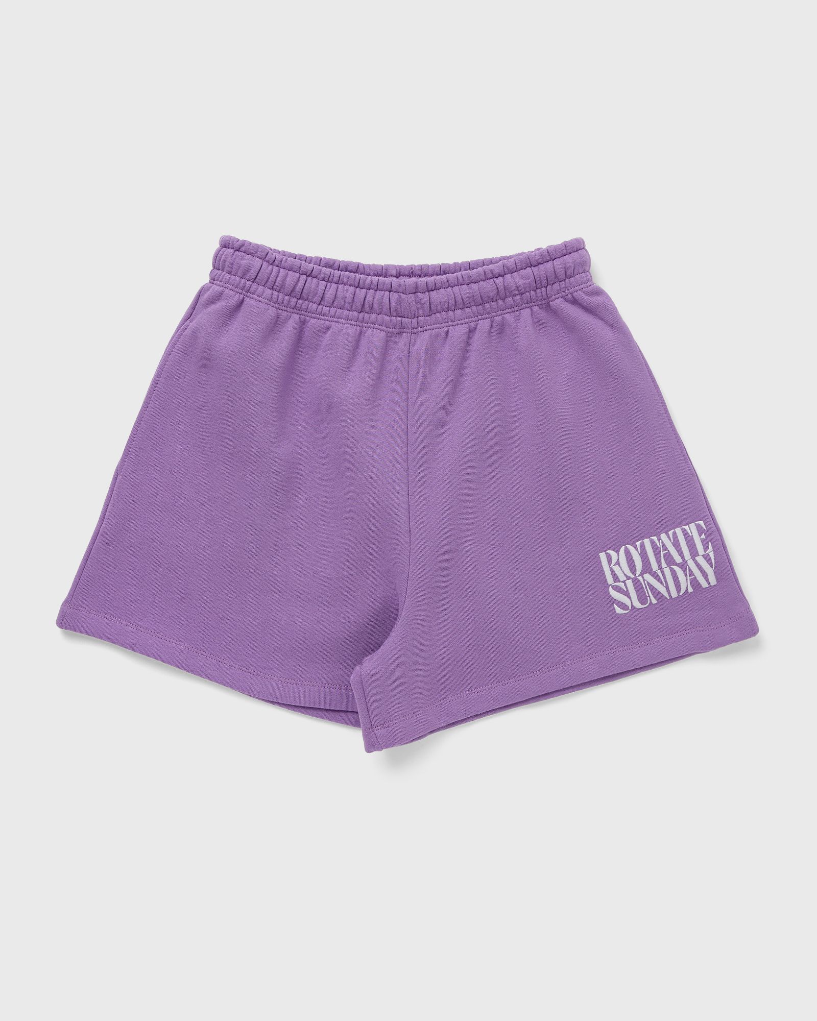 ROTATE Birger Christensen Sweat Elasticated Shorts women Sport & Team Shorts purple in Größe:S ROTATE Birger Christensen Sweat Elasticated Shorts women Sport & Team Shorts purple in Größe:S von ROTATE Birger Christensen