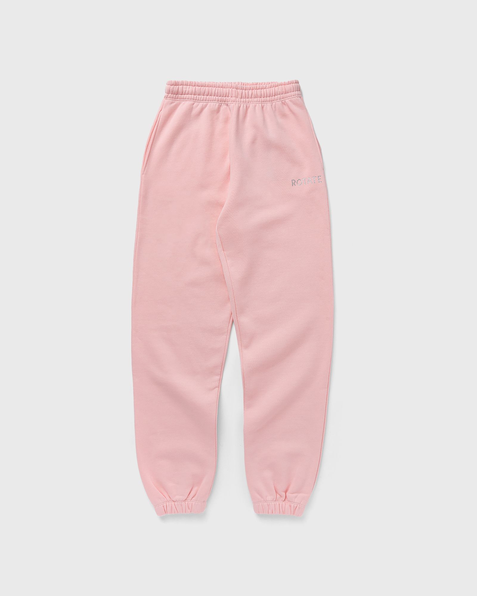 ROTATE Birger Christensen Sweatpants Crystal Logo women Sweatpants pink in Größe:M von ROTATE Birger Christensen