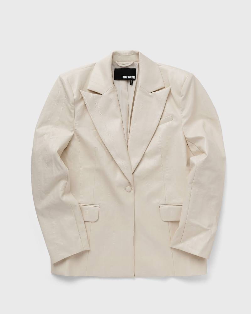ROTATE Birger Christensen Textured Oversized Blazer women Blazers beige in Größe:M von ROTATE Birger Christensen