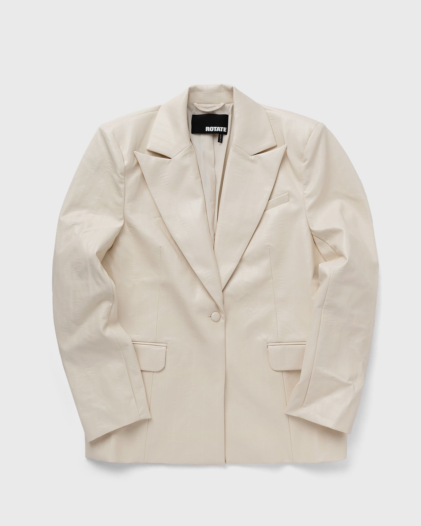 ROTATE Birger Christensen Textured Oversized Blazer women Blazers beige in Größe:S ROTATE Birger Christensen Textured Oversized Blazer women Blazers beige in Größe:S von ROTATE Birger Christensen