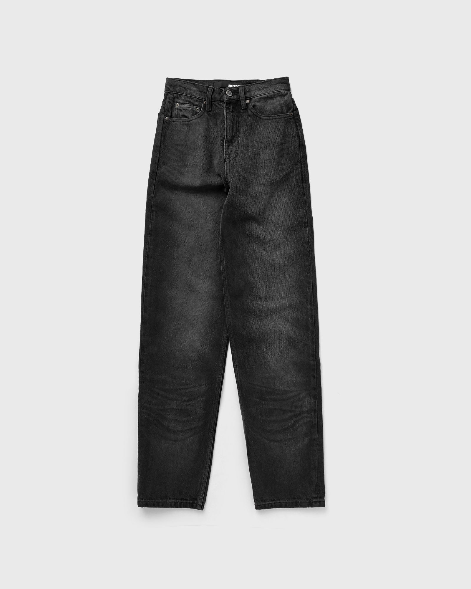 ROTATE Birger Christensen Twill High Rise Pants women Jeans black in Größe:M von ROTATE Birger Christensen