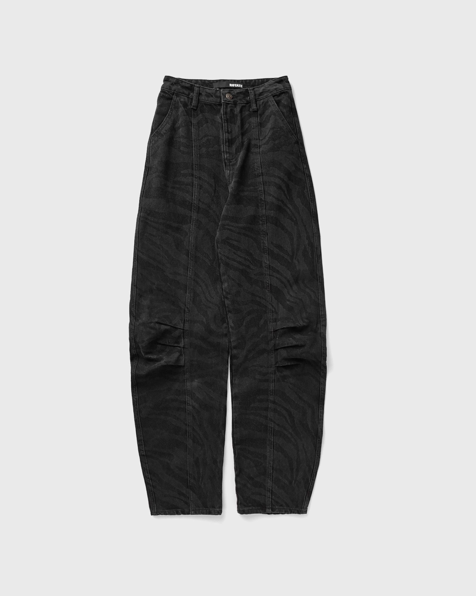 ROTATE Birger Christensen Zebra Twill Cargo Pants women Casual Pants black in Größe:L von ROTATE Birger Christensen