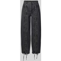 ROTATE Jeans mit 5-Pocket-Design in Black, Größe 24 von ROTATE