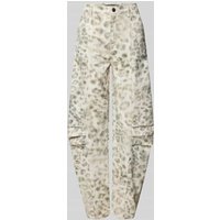 ROTATE Loose Fit Jeans aus Bio-Baumwolle in Ecru, Größe 38 von ROTATE
