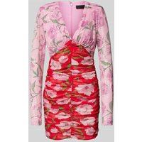 ROTATE Minikleid mit Allover-Muster in Rot, Größe 40 von ROTATE