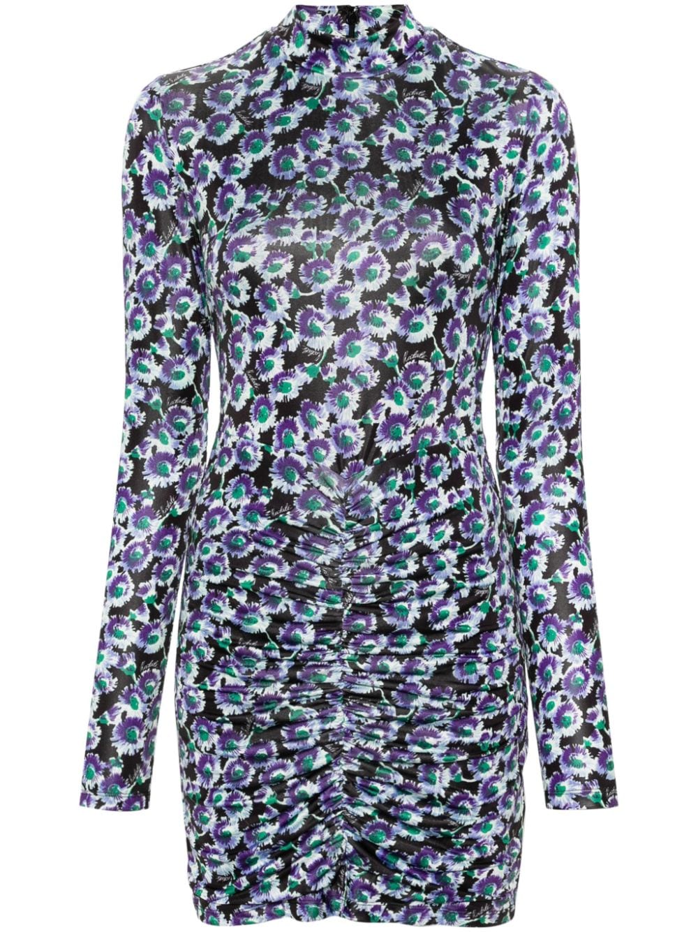 ROTATE BIRGER CHRISTENSEN Minikleid mit Blumen-Print - Schwarz von ROTATE BIRGER CHRISTENSEN