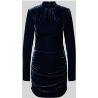 ROTATE Minikleid mit Stehkragen in Graphit, Größe 38 von ROTATE