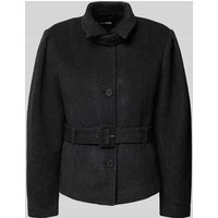 ROTATE Oversized Jacke mit Taillengürtel in Dunkelgrau, Größe 42 von ROTATE