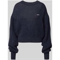 ROTATE Oversized Pullover aus Alpaka-Mix in Dunkelblau, Größe L von ROTATE