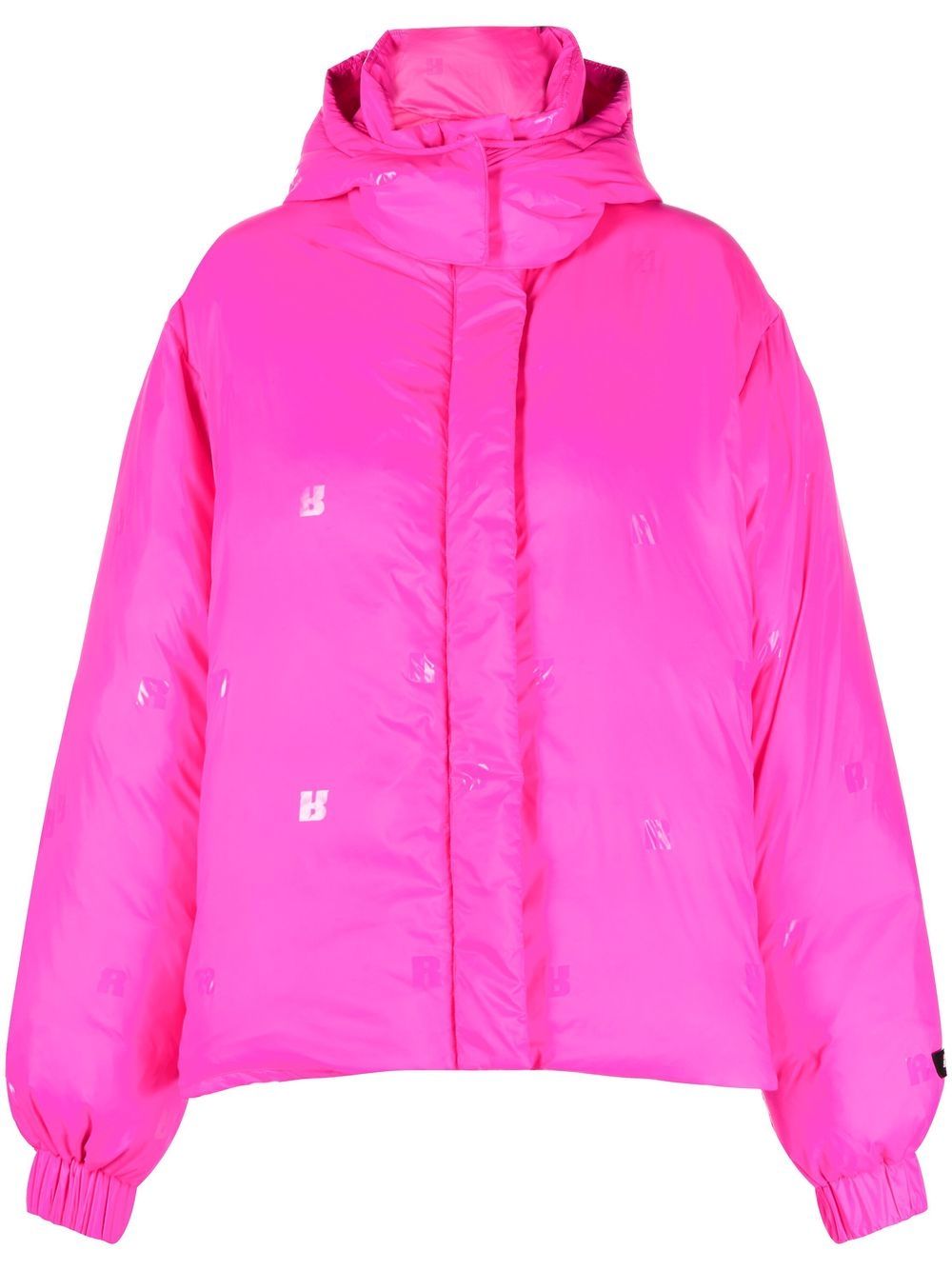 ROTATE BIRGER CHRISTENSEN Tina Jacke mit Logo-Patch - Rosa von ROTATE BIRGER CHRISTENSEN