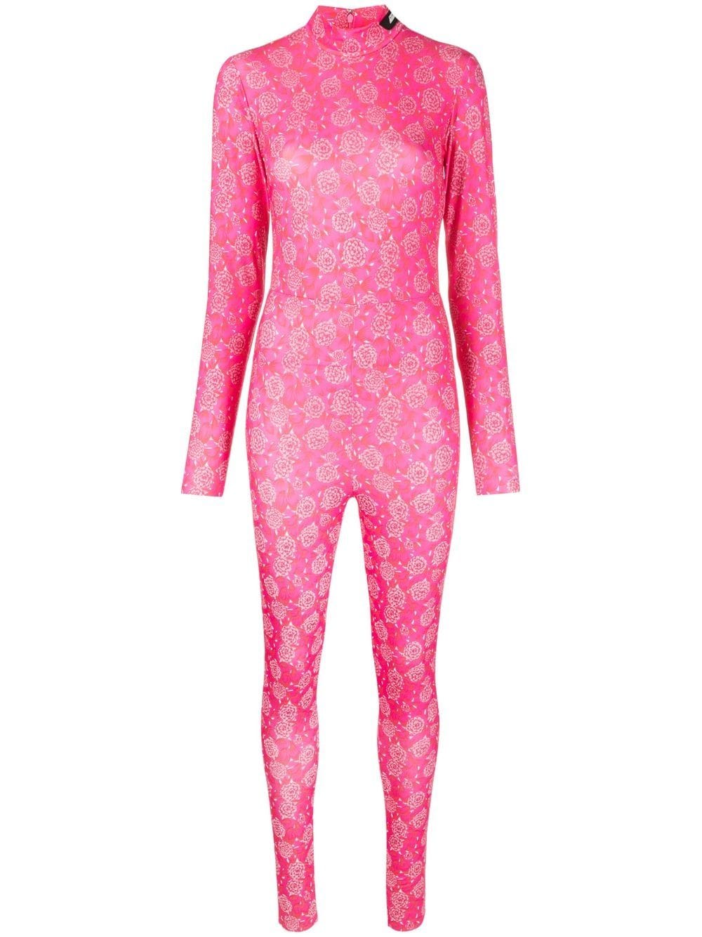 ROTATE BIRGER CHRISTENSEN Jumpsuit mit Blumen-Print - Rosa von ROTATE BIRGER CHRISTENSEN