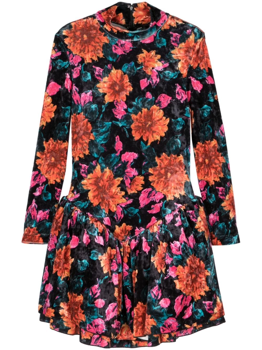 ROTATE BIRGER CHRISTENSEN Minikleid mit Blumen-Print - Orange von ROTATE BIRGER CHRISTENSEN