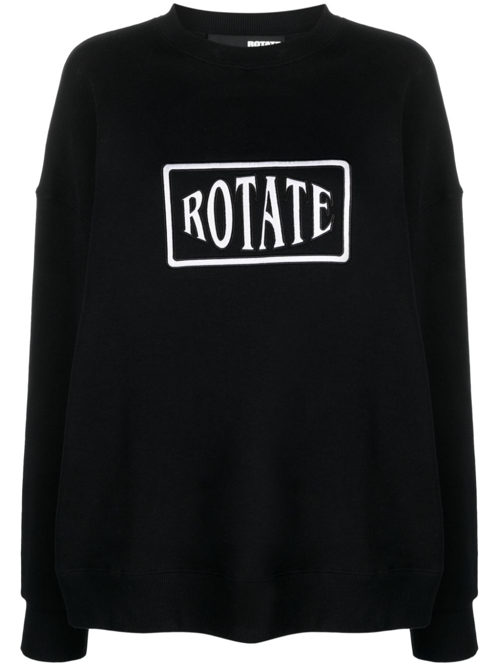 ROTATE BIRGER CHRISTENSEN Sweatshirt mit Stickerei - Schwarz von ROTATE BIRGER CHRISTENSEN