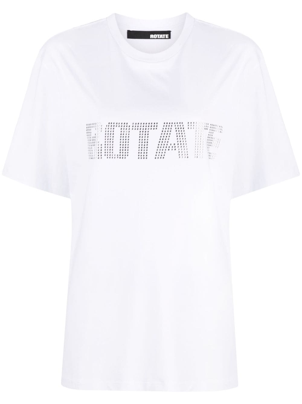 ROTATE BIRGER CHRISTENSEN T-Shirt mit Logo-Print - Weiß von ROTATE BIRGER CHRISTENSEN