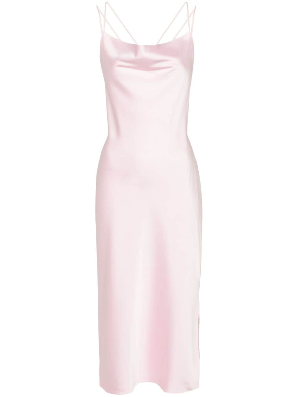 ROTATE BIRGER CHRISTENSEN Camisole-Kleid aus Satin - Rosa von ROTATE BIRGER CHRISTENSEN