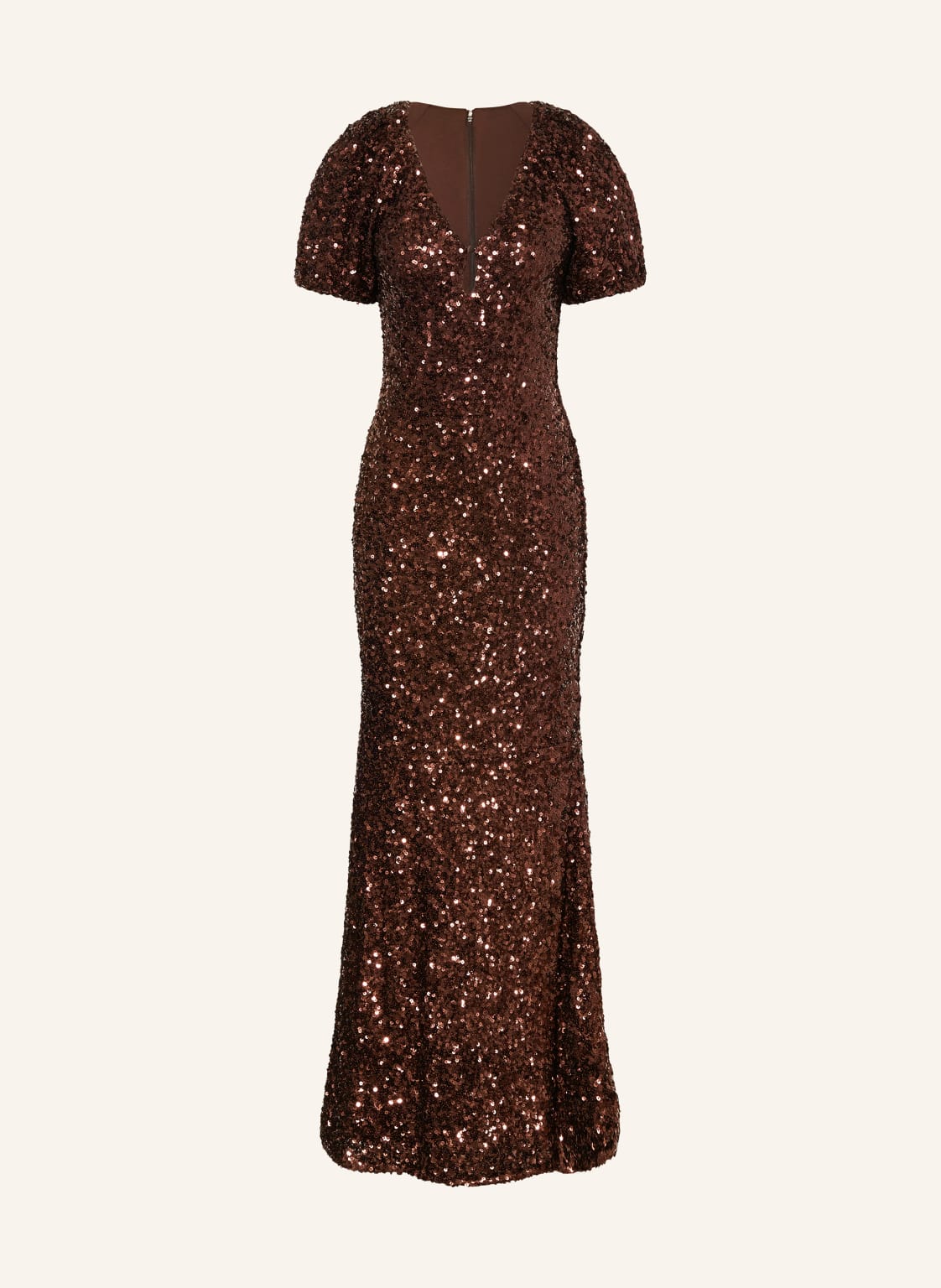 Rotate Abendkleid Mit Pailletten rot von ROTATE