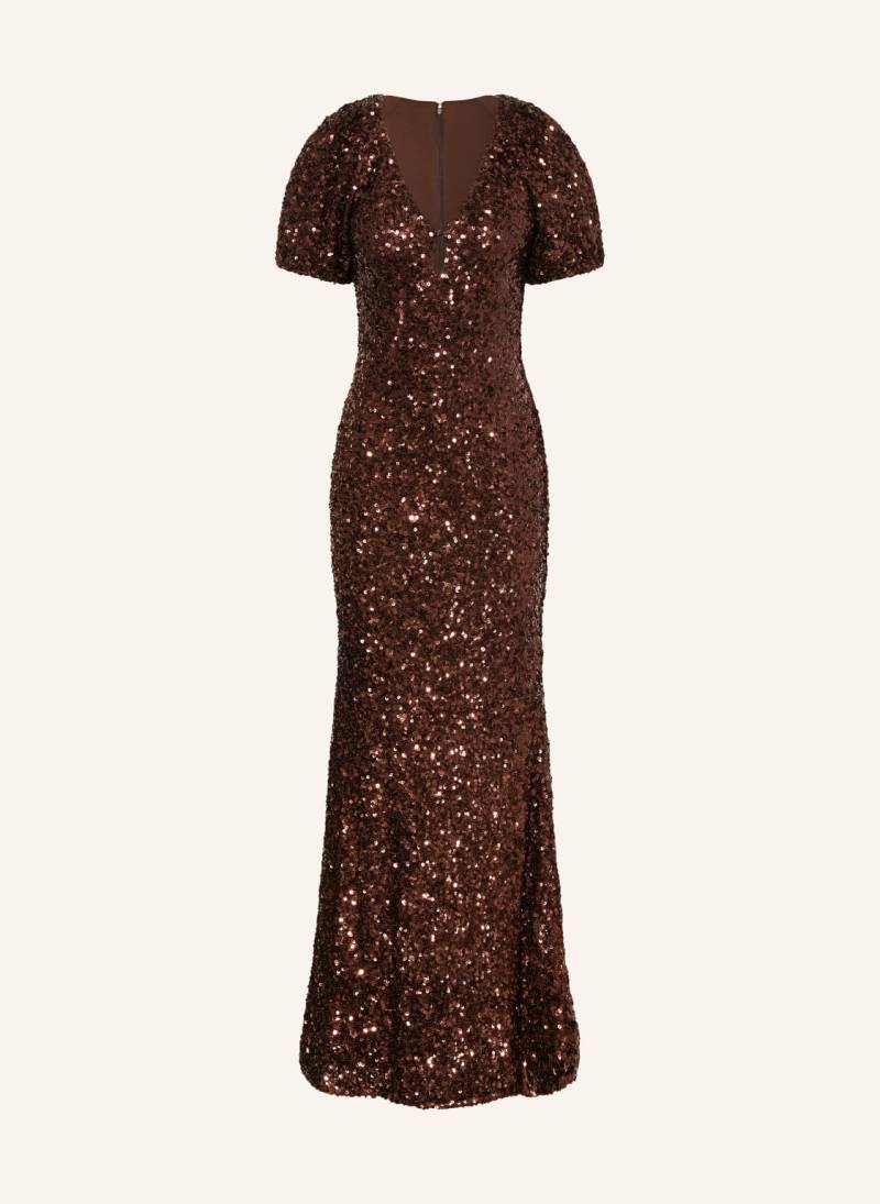 Rotate Abendkleid Mit Pailletten rot von ROTATE