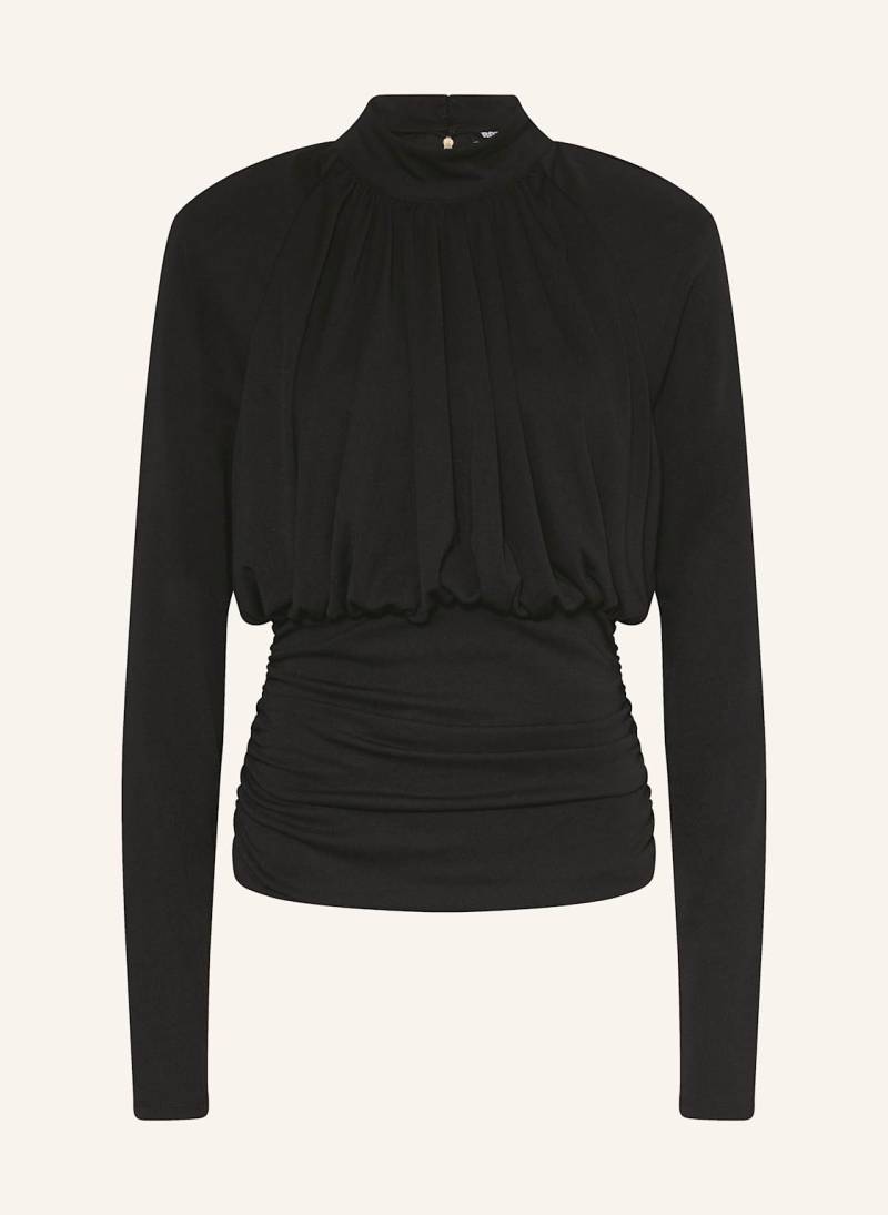 Rotate Blusentop Mit Rüschen schwarz von ROTATE