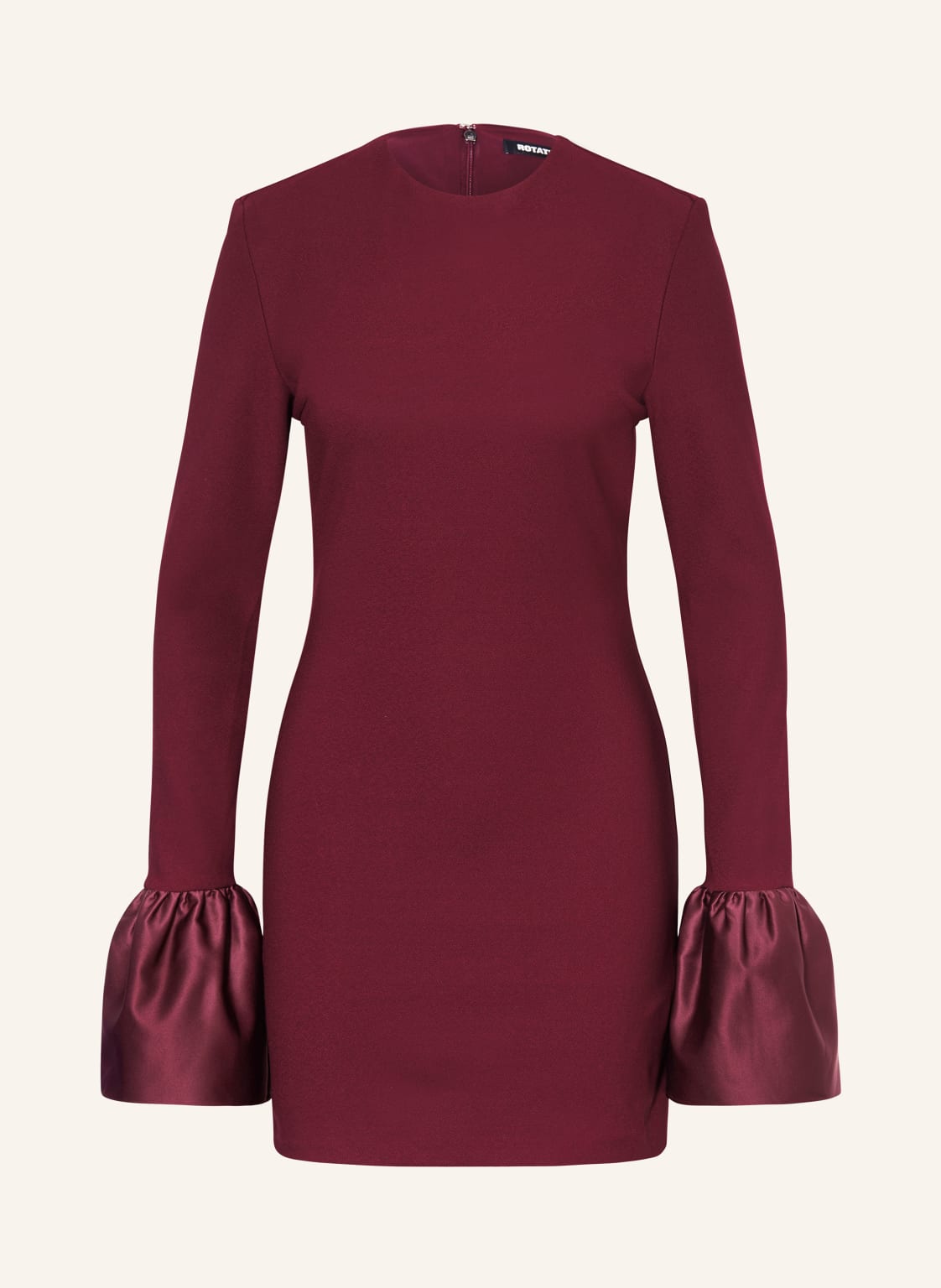 Rotate Cocktailkleid Mit Mesh rot von ROTATE