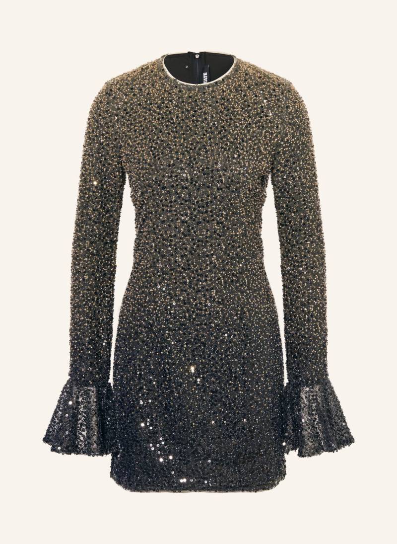 Rotate Cocktailkleid Mit Pailletten grau von ROTATE