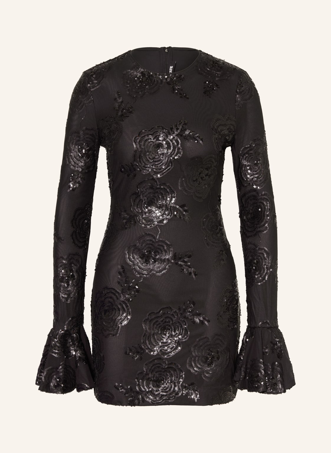 Rotate Cocktailkleid Mit Pailletten schwarz von ROTATE