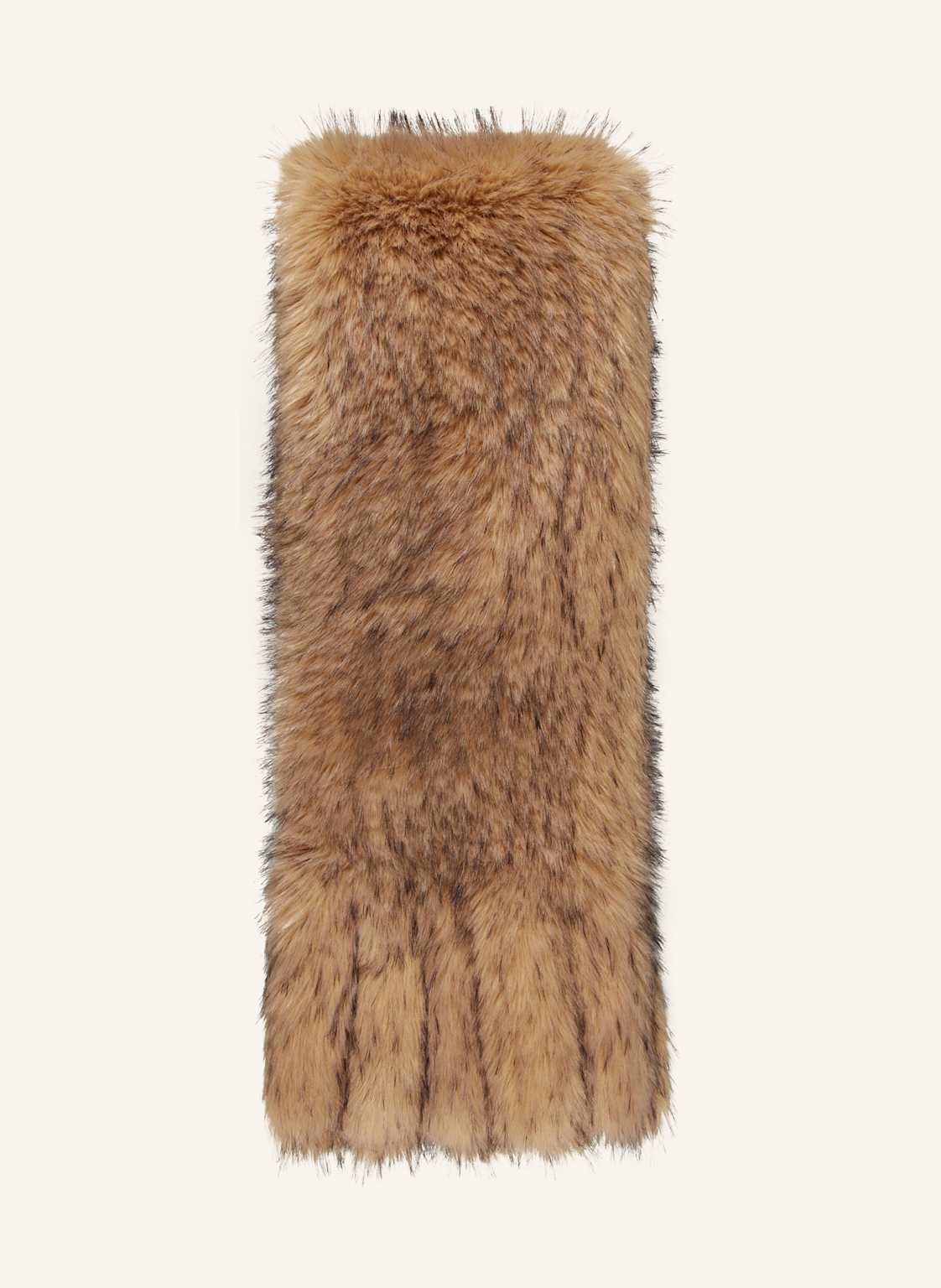 Rotate Kunstpelz-Schal braun von ROTATE