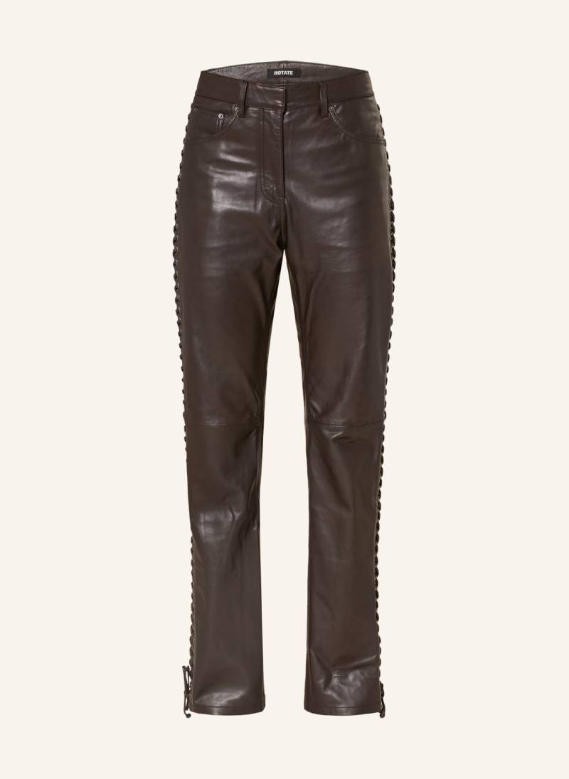Rotate Lederhose braun von ROTATE