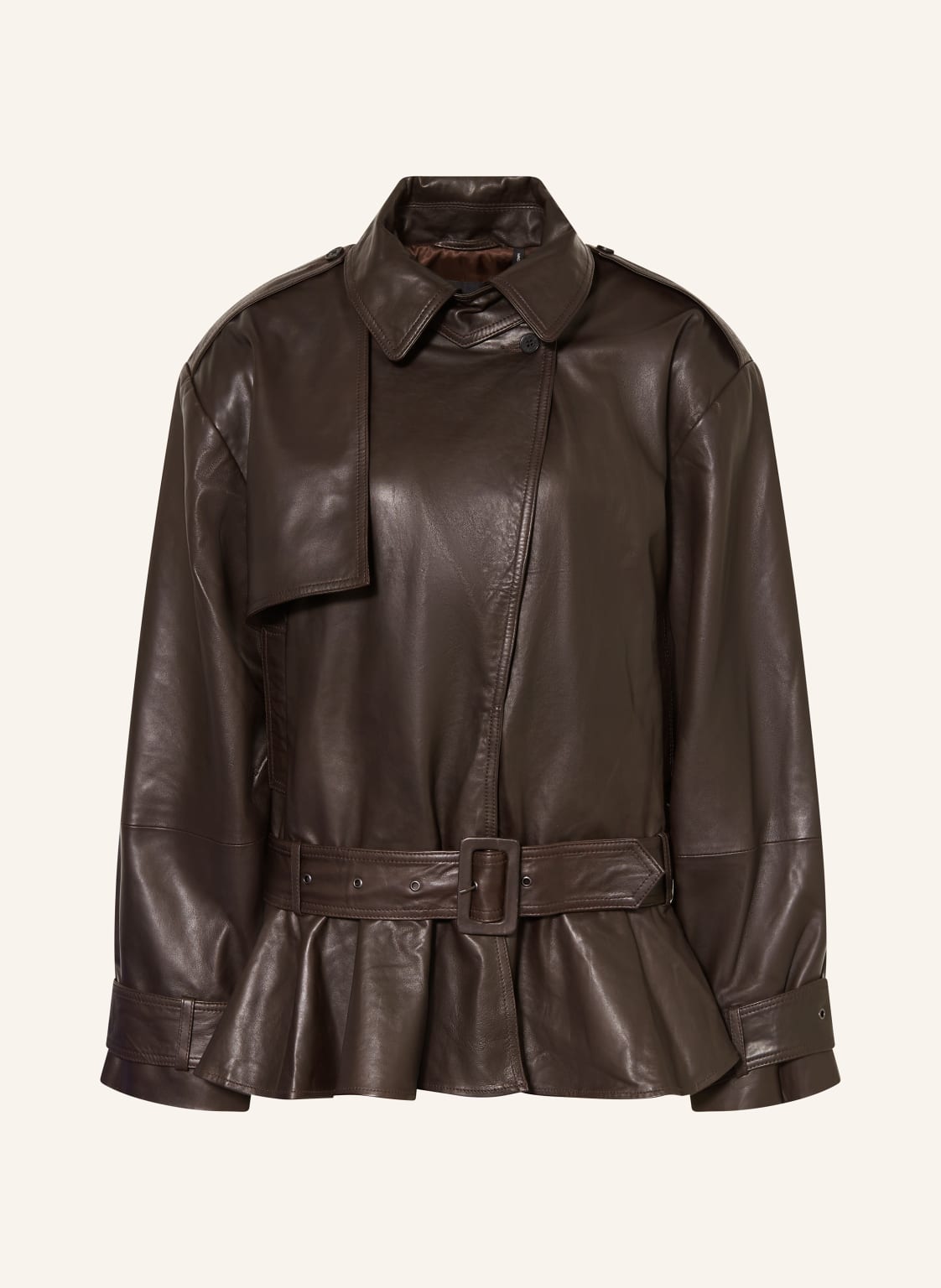 Rotate Lederjacke braun von ROTATE