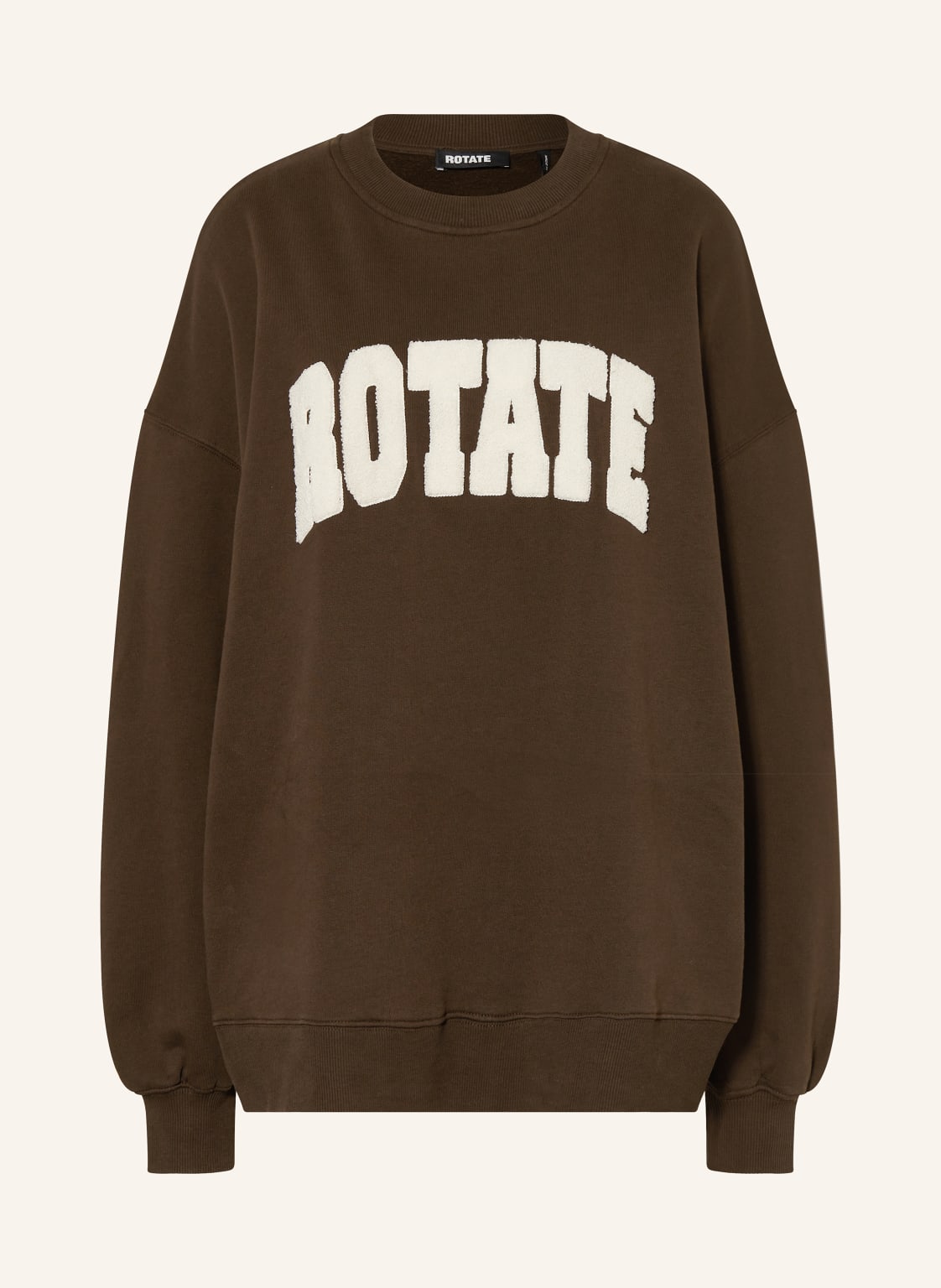 Rotate Oversized-Sweatshirt braun von ROTATE