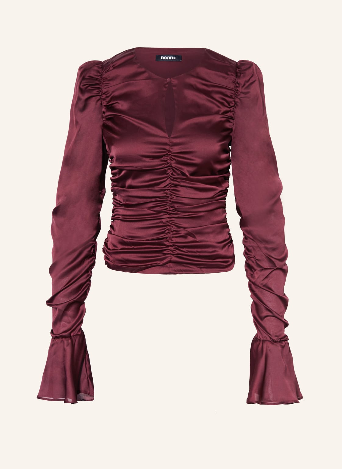 Rotate Satinbluse rot von ROTATE