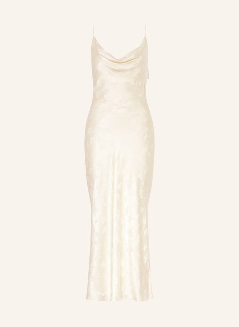 Rotate Satinkleid Mit Jacquard weiss von ROTATE