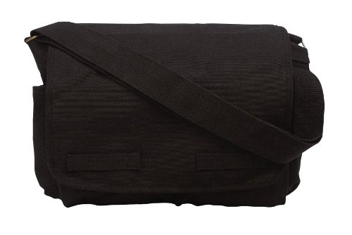 Rothco HW Classic Messenger Bag - Black von ROTHCO