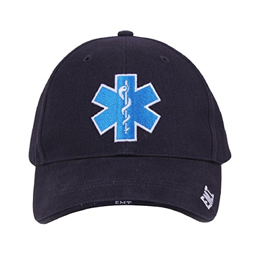 Rothco Deluxe Star of Life Low Profile Cap, Navy Blue von ROTHCO