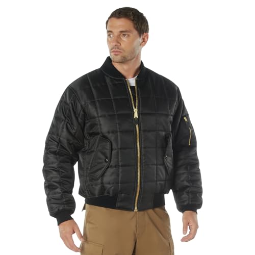 Rothco Gesteppte MA-1 Flight Bomberjacke - Fliegerjacke mit warmer Poly-Faserfill von ROTHCO