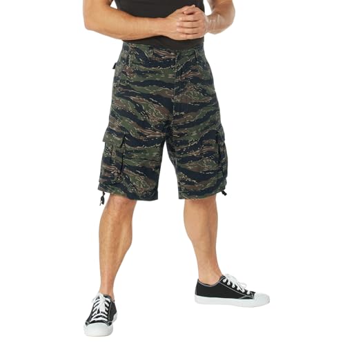 Rothco Herren Utility-Shorts mit Tiger-Motiv, Camouflage-Muster Gr. L, camouflage von ROTHCO