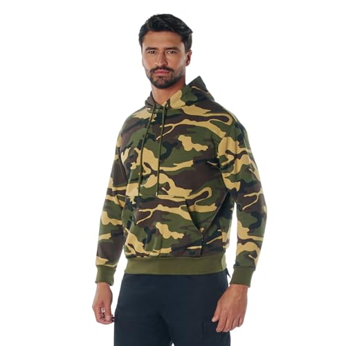 Rothco Men's Camo Pullover Hoodie Woodland Camo Brown XL von ROTHCO