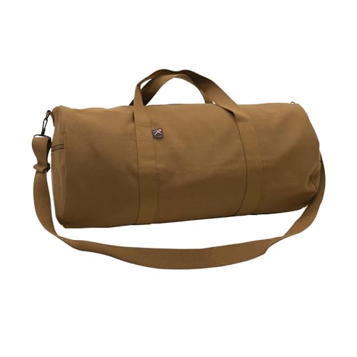 Rothco Segeltuch-Schultertasche, 48,3 cm, Sporttasche, Sporttasche, 48,3 cm, Braun von ROTHCO