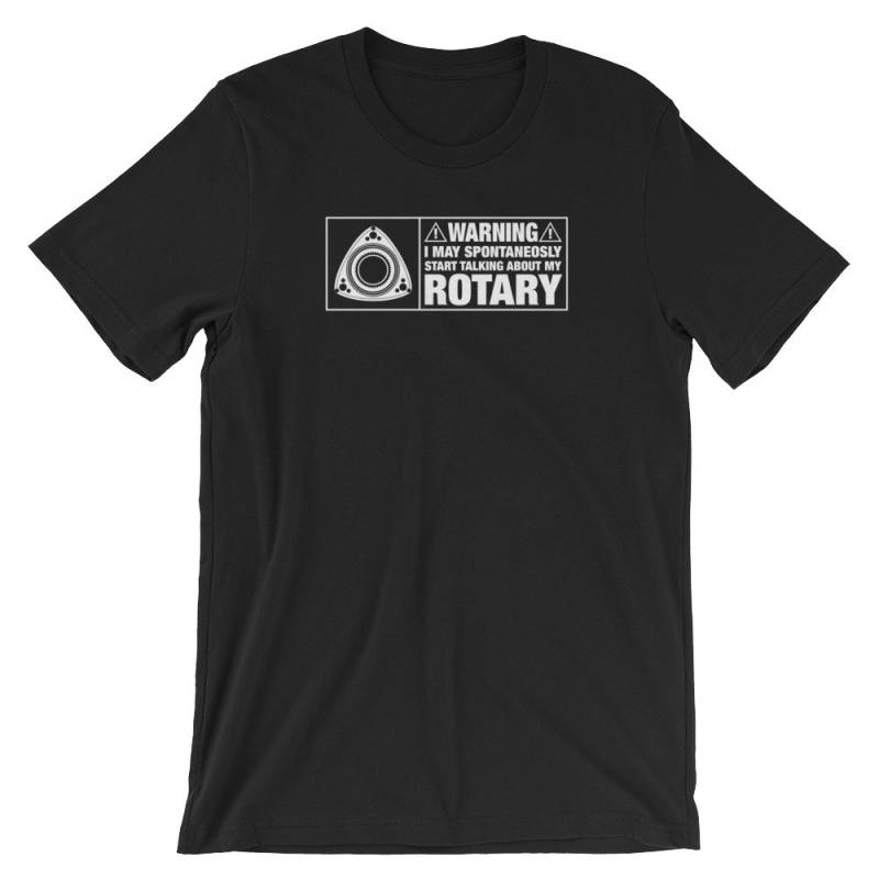 Achtung Ich Kann Spontan Reden Über Mein Rotary-Kurzarm Unisex T-Shirt Achtung Ich Kann Spontan Reden Über Mein Rotary-Kurzarm Unisex T-Shirt von ROTORHOLIC