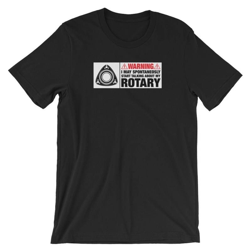 Achtung Ich Kann Spontan Reden Über Mein Rotary-Kurzarm Unisex T-Shirt Achtung Ich Kann Spontan Reden Über Mein Rotary-Kurzarm Unisex T-Shirt von ROTORHOLIC