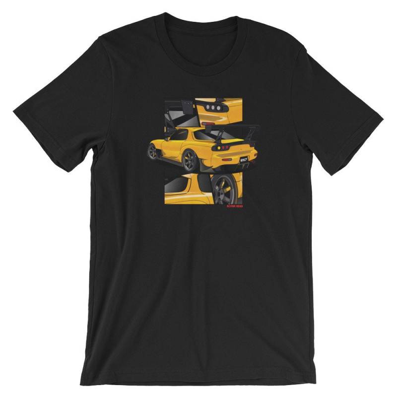 Rx7 Fd Manga Stil Mazda Rotary Kurzarm Unisex T-Shirt Rx7 Fd Manga Stil Mazda Rotary Kurzarm Unisex T-Shirt von ROTORHOLIC