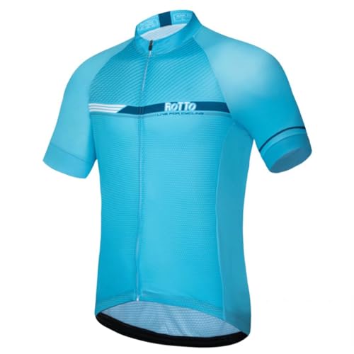 ROTTO Herren Radtrikot Fahrrad T-Shirt Kurzarm Einfache Linien Serie von ROTTO