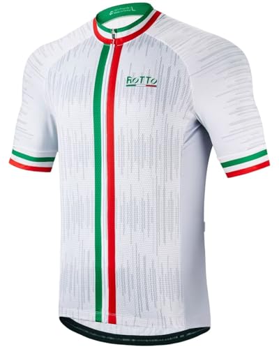 ROTTO Herren Radtrikot Fahrrad T-Shirt Kurzarm Einfache Linien Serie von ROTTO