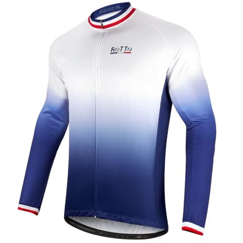 ROTTO Herren Radtrikot Fahrradtrikot Langarm Rennrad Trikot Farbverlauf Reihe ROTTO Herren Radtrikot Fahrradtrikot Langarm Rennrad Trikot Farbverlauf Reihe von ROTTO