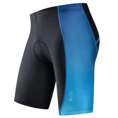 ROTTO Radlerhose Herren Fahrradhose Kurz Radhose Gepolstert Gemütlich stoßfeste von ROTTO