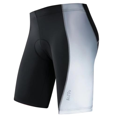 ROTTO Radlerhose Herren Fahrradhose Kurz Radhose Gepolstert Gemütlich stoßfeste von ROTTO