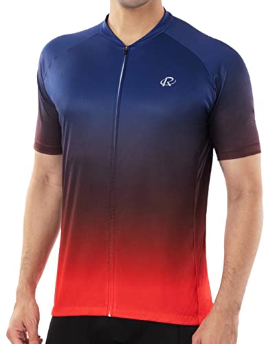 ROTTO Radtrikot Herren Fahhradtrikot MTB Rennrad Trikot Kurzarm Fahrradbekleidung von ROTTO