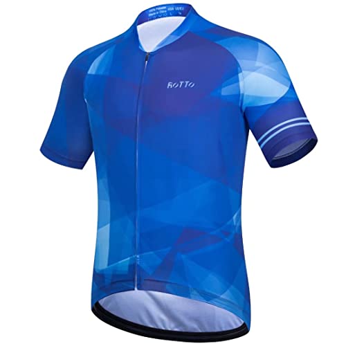 ROTTO Radtrikot Herren Fahrradtrikot Kurzarm T-Shirt Fahrradbekleidung Rennserie von ROTTO