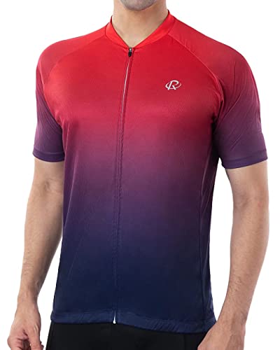 ROTTO Radtrikot Herren Fahhradtrikot MTB Rennrad Trikot Kurzarm Fahrradbekleidung von ROTTO